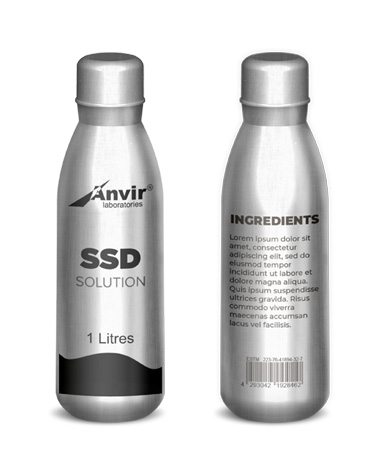 Solución SSD para limpieza de dinero manchado
